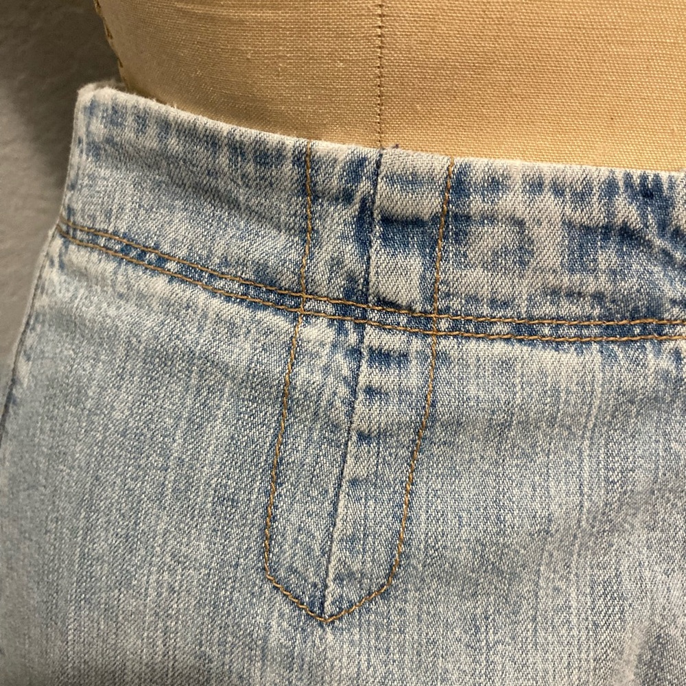 J. Crew Denim Modest Midi Skirt - Blue Size 4 - Picture 4 of 6